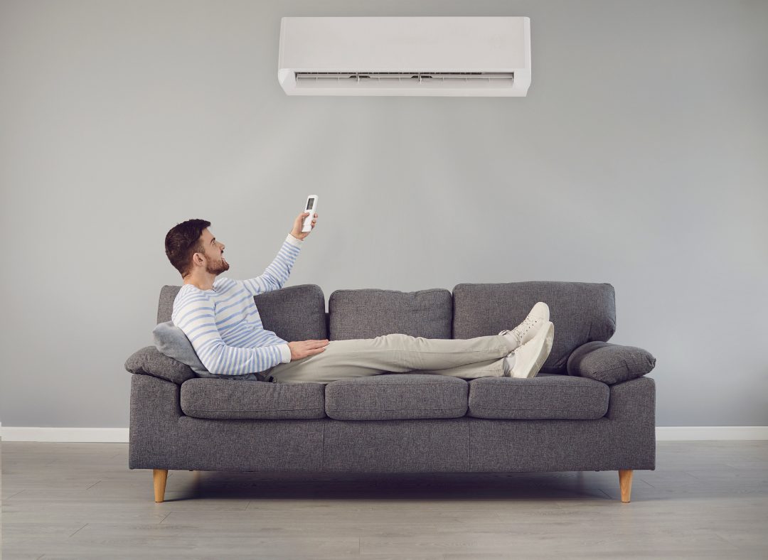 Ambiente climatizado com ar condicionado